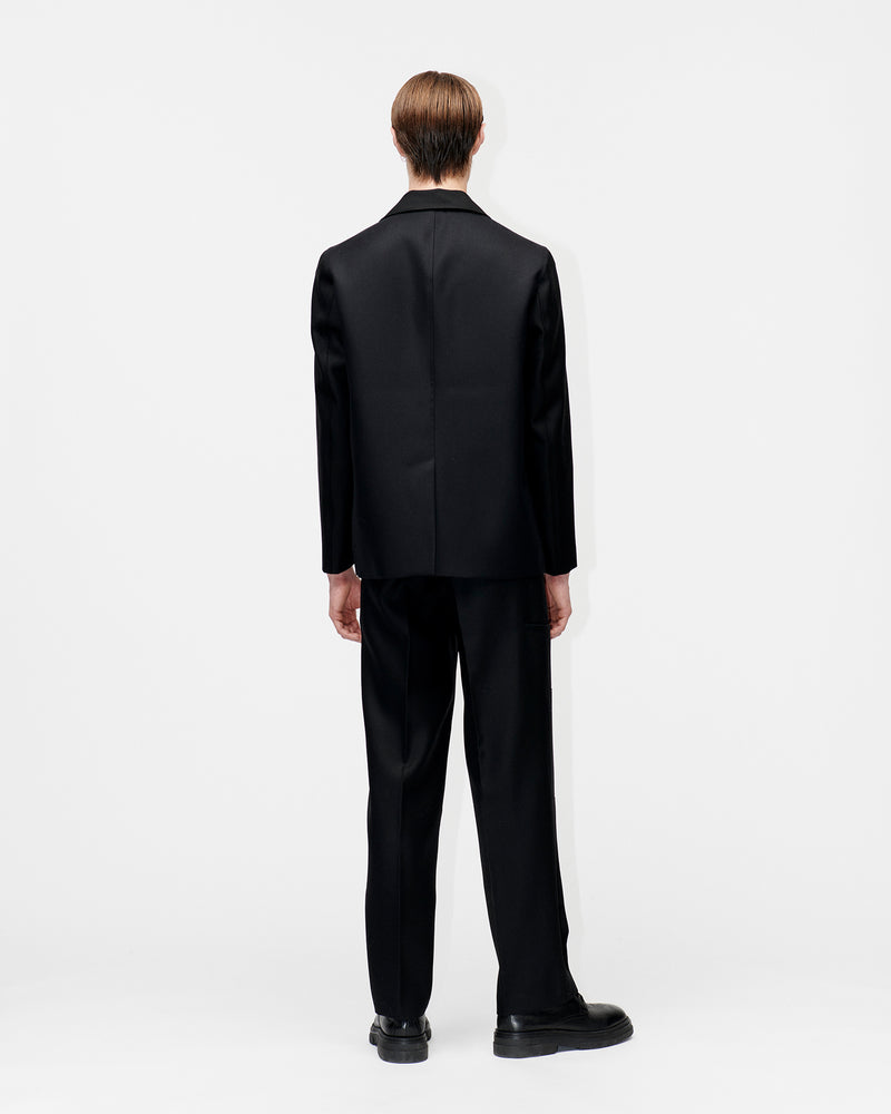 Zip Blazer Coal Twill 009 Black