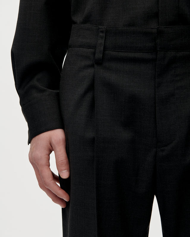 Day Trouser 365 Wool 008 Charcoal