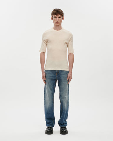 Base Tee Army Wool 002 Off White