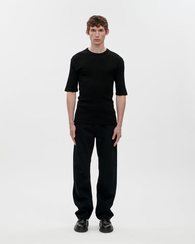 Base Tee Army Wool 009 Black