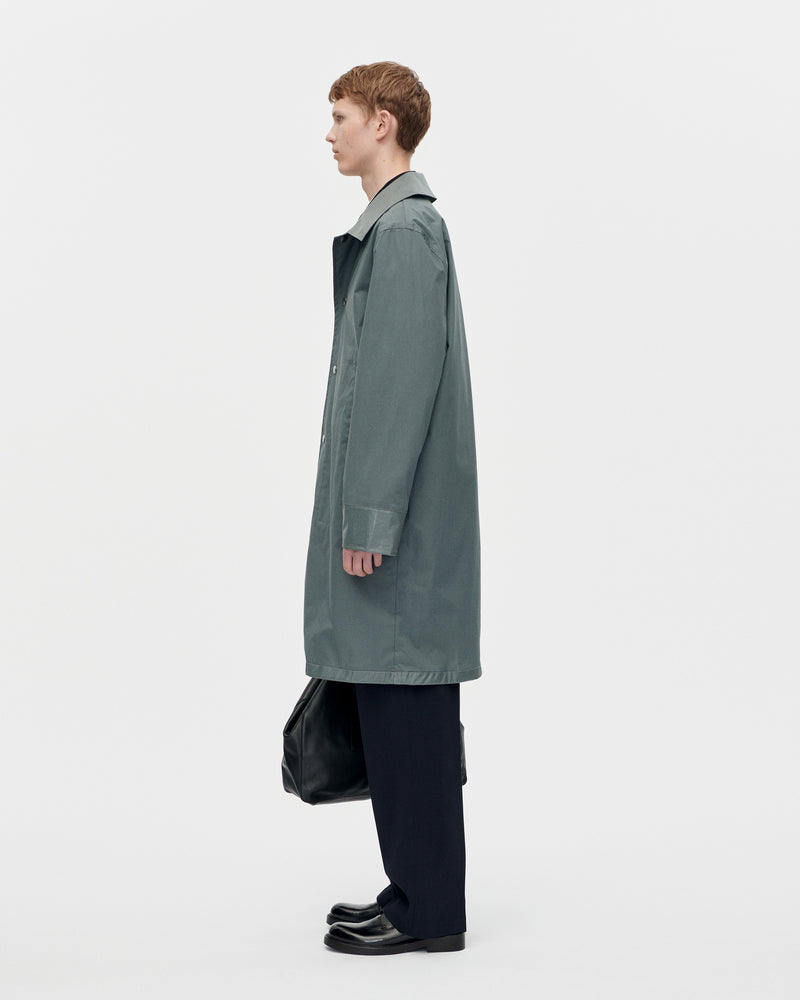 Rain Coat Coated 081 Grey