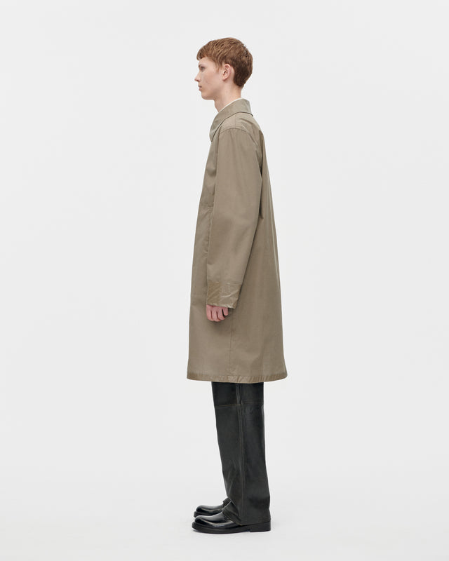 Rain Coat Coated 031 Dark Olive