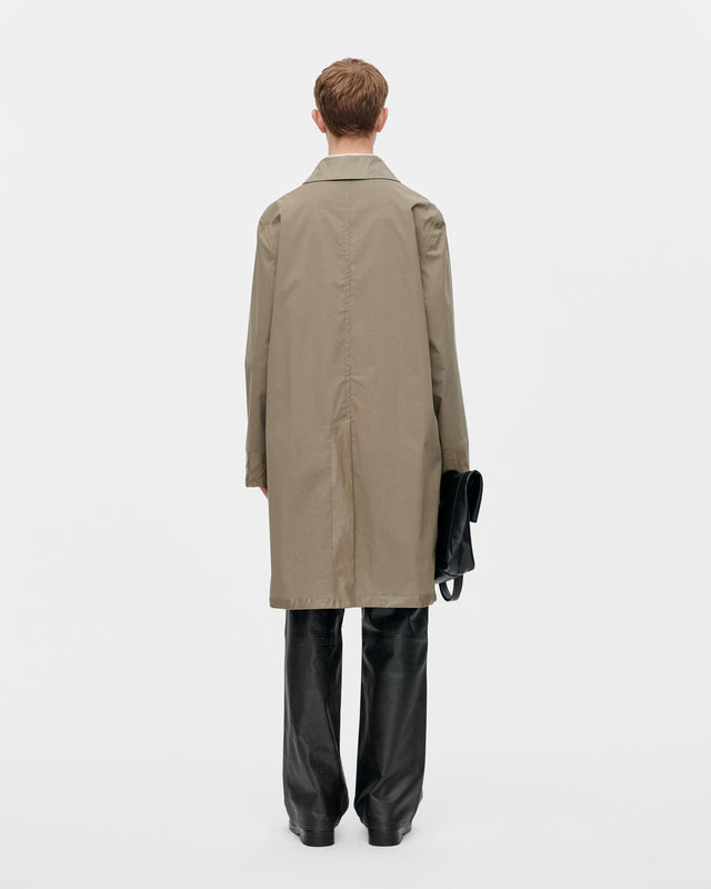 Rain Coat Coated 031 Dark Olive