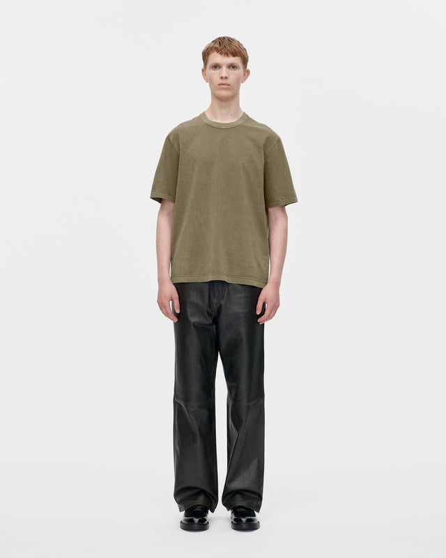 Seam Tee Organic 180 032 Olive