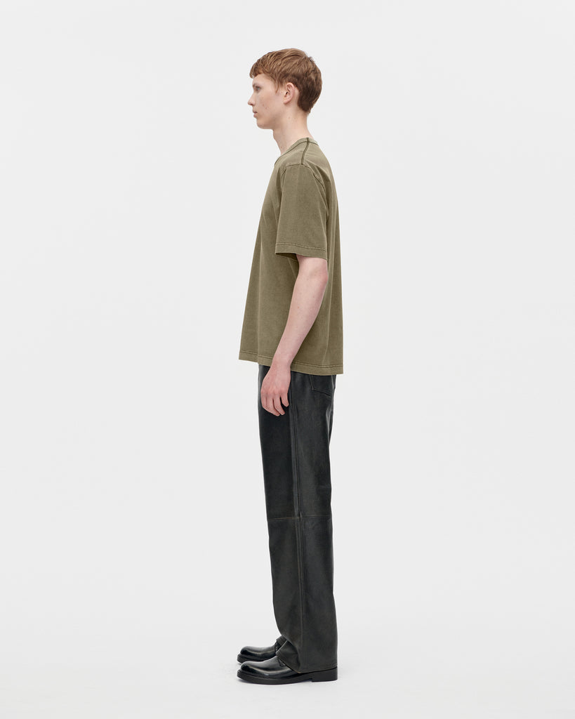 Seam Tee Organic 180 032 Olive