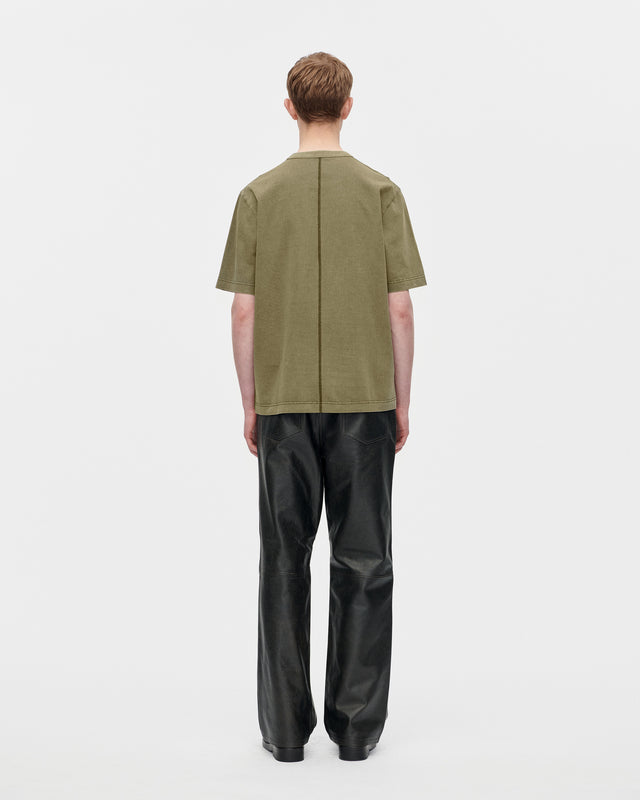 Seam Tee Organic 180 032 Olive