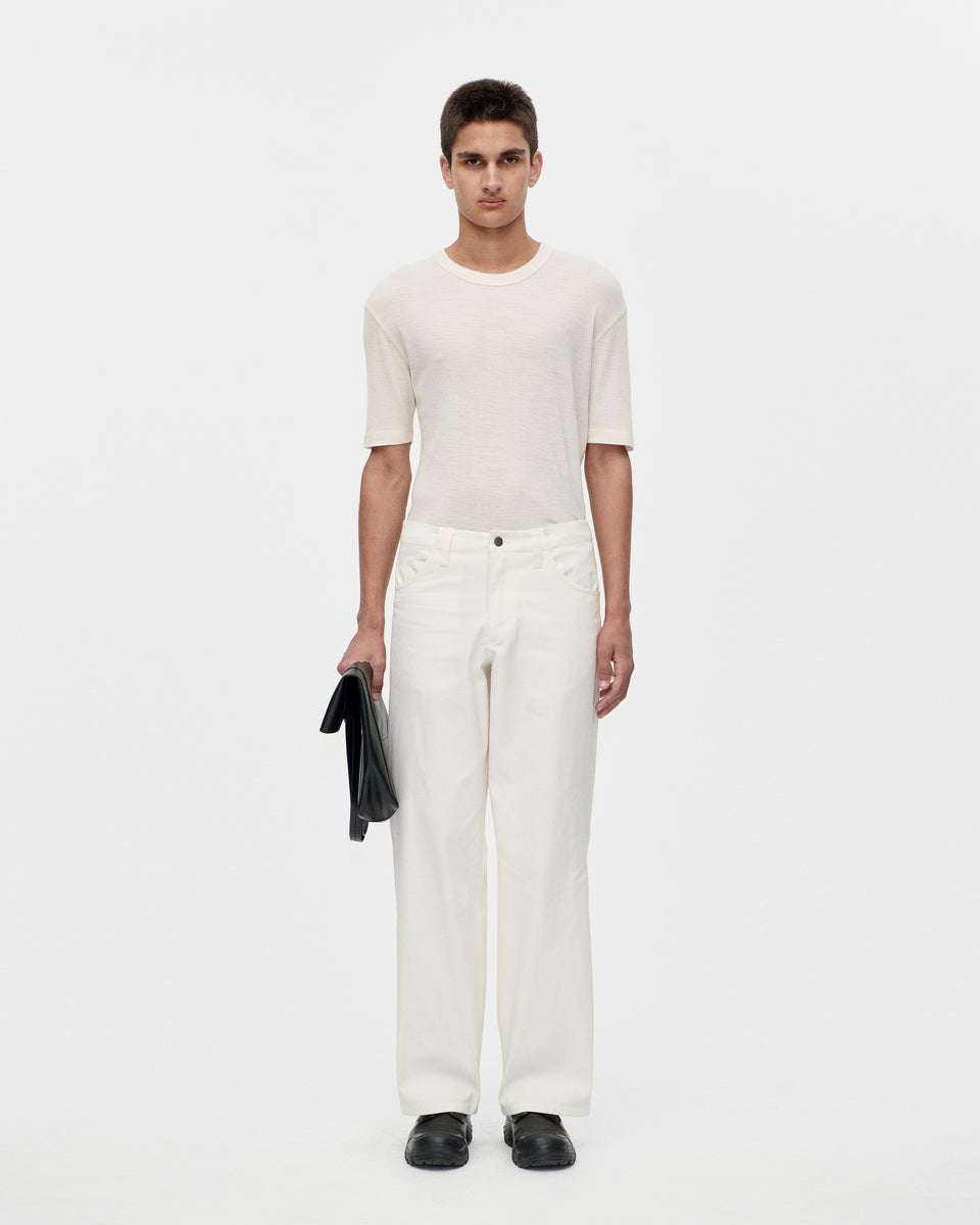 Paper Twill Hammer Pant 002 Off White