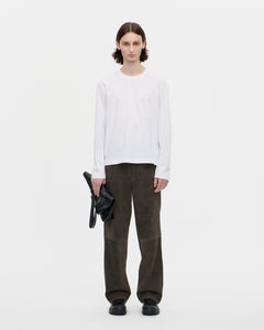 Seam Tee LS 140 001 White