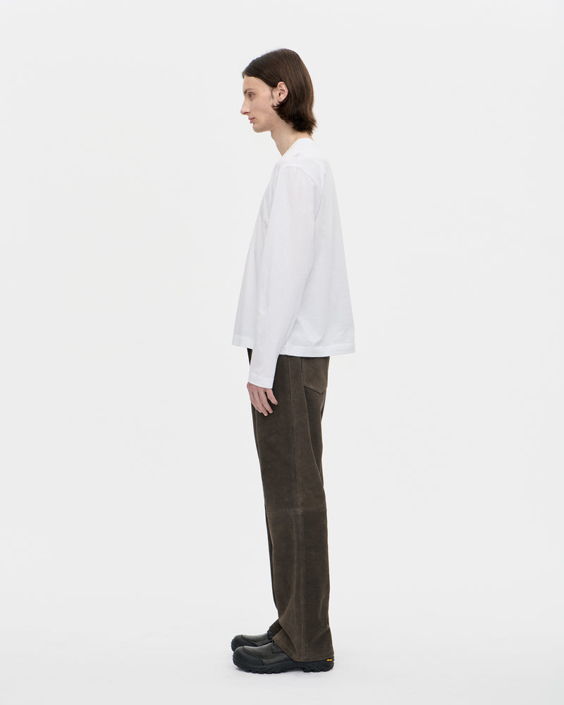 Seam Tee LS 140 001 White