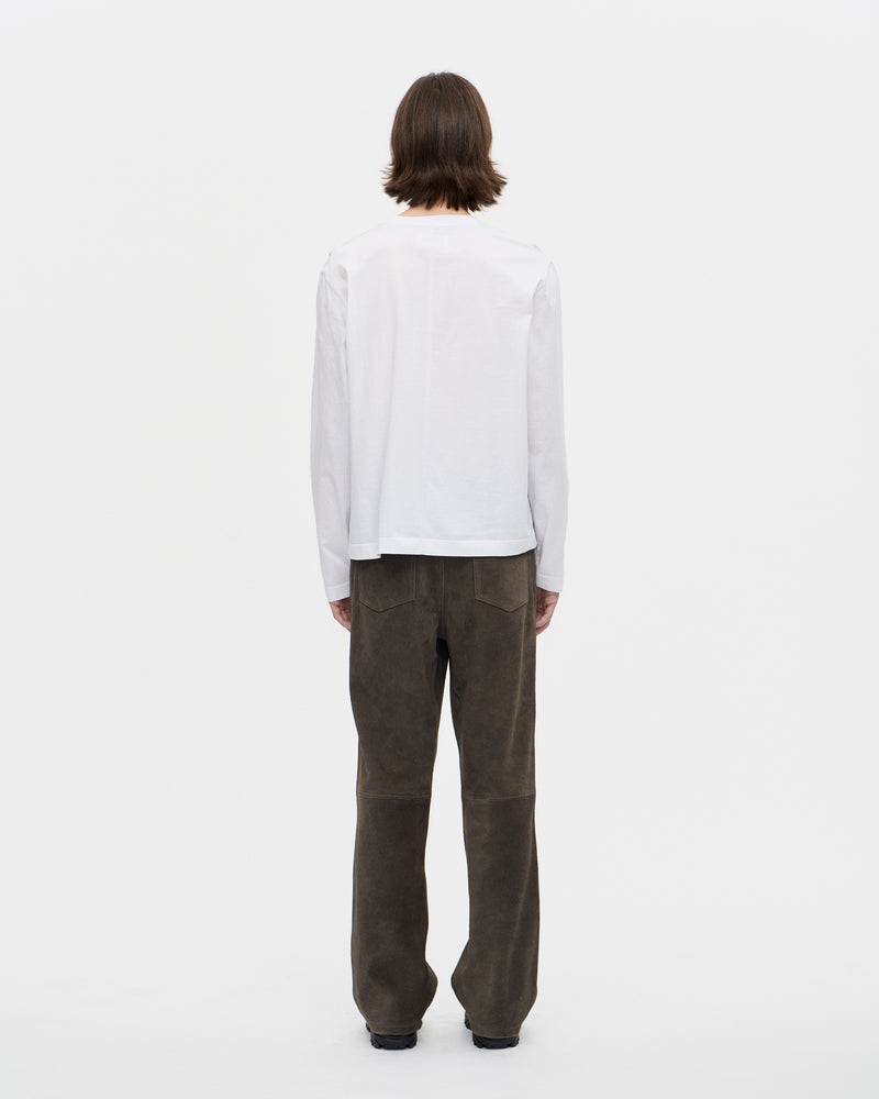 Seam Tee LS 140 001 White