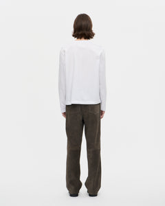 Seam Tee LS 140 001 White