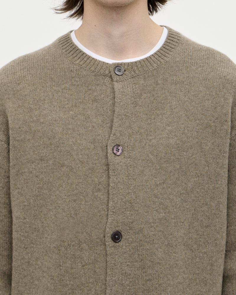 Cardigan Boiled Wool 064 Stone