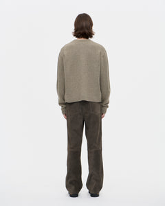 Cardigan Boiled Wool 064 Stone