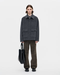 Naval Jacket Woolcash 008 Charcoal