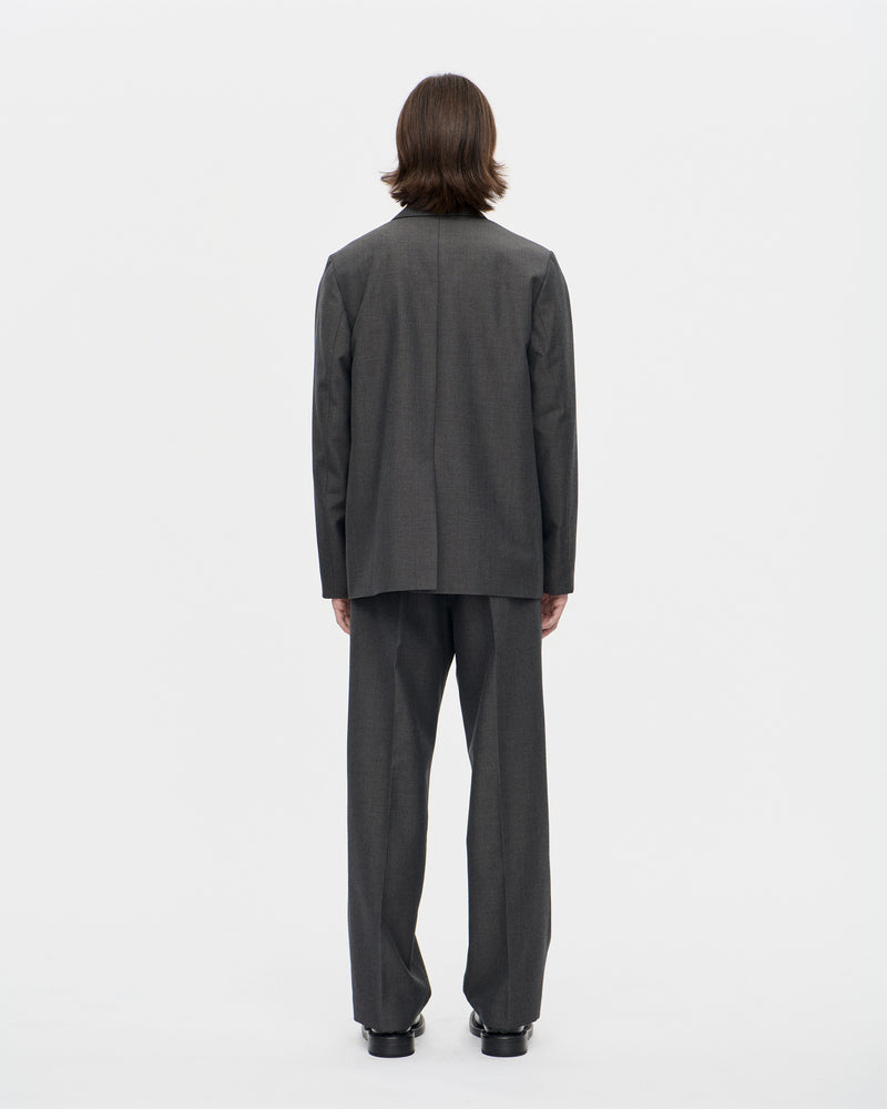 Dress Blazer Pure Wool 008 Charcoal