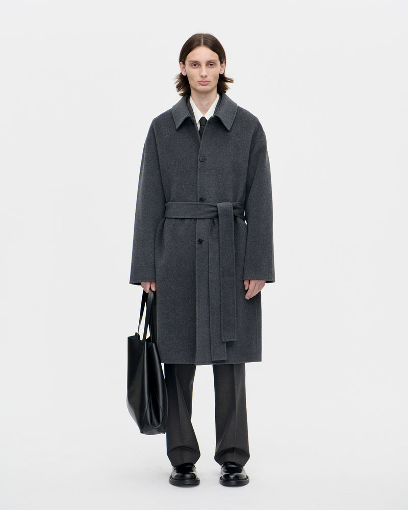 Naval Coat Woolcash 008 Charcoal