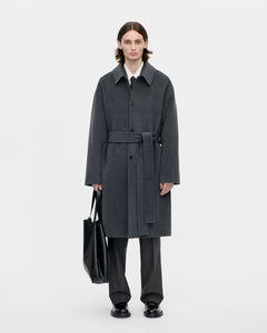 Naval Coat Woolcash 008 Charcoal