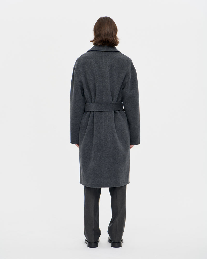 Naval Coat Woolcash 008 Charcoal