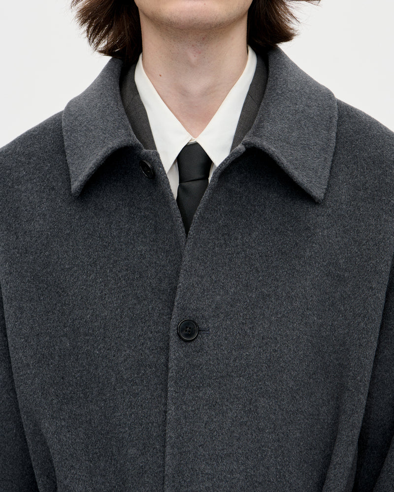Naval Coat Woolcash 008 Charcoal