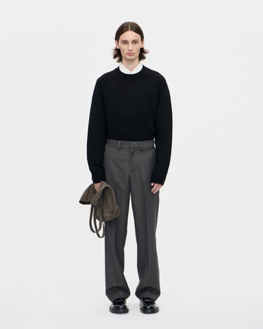 Dress Trouser Pure Wool 008 Charcoal