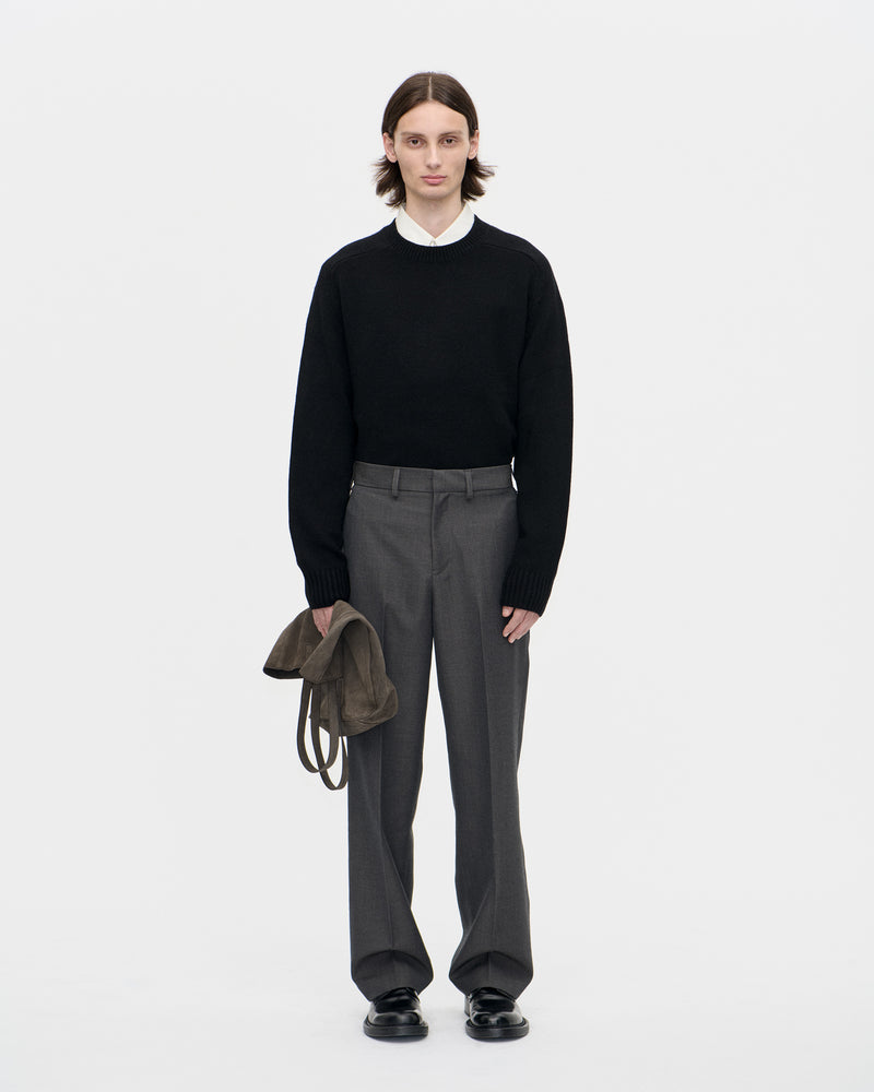 Dress Trouser Pure Wool 008 Charcoal