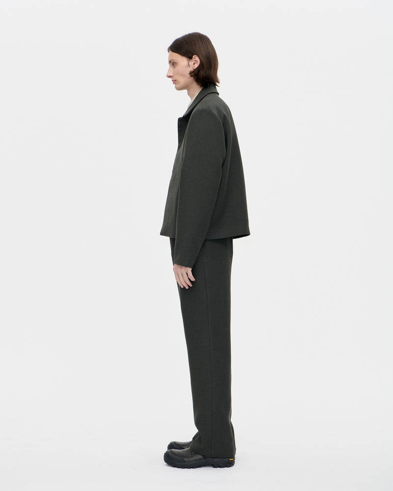 Officer Jacket Double Wool 086 Fog