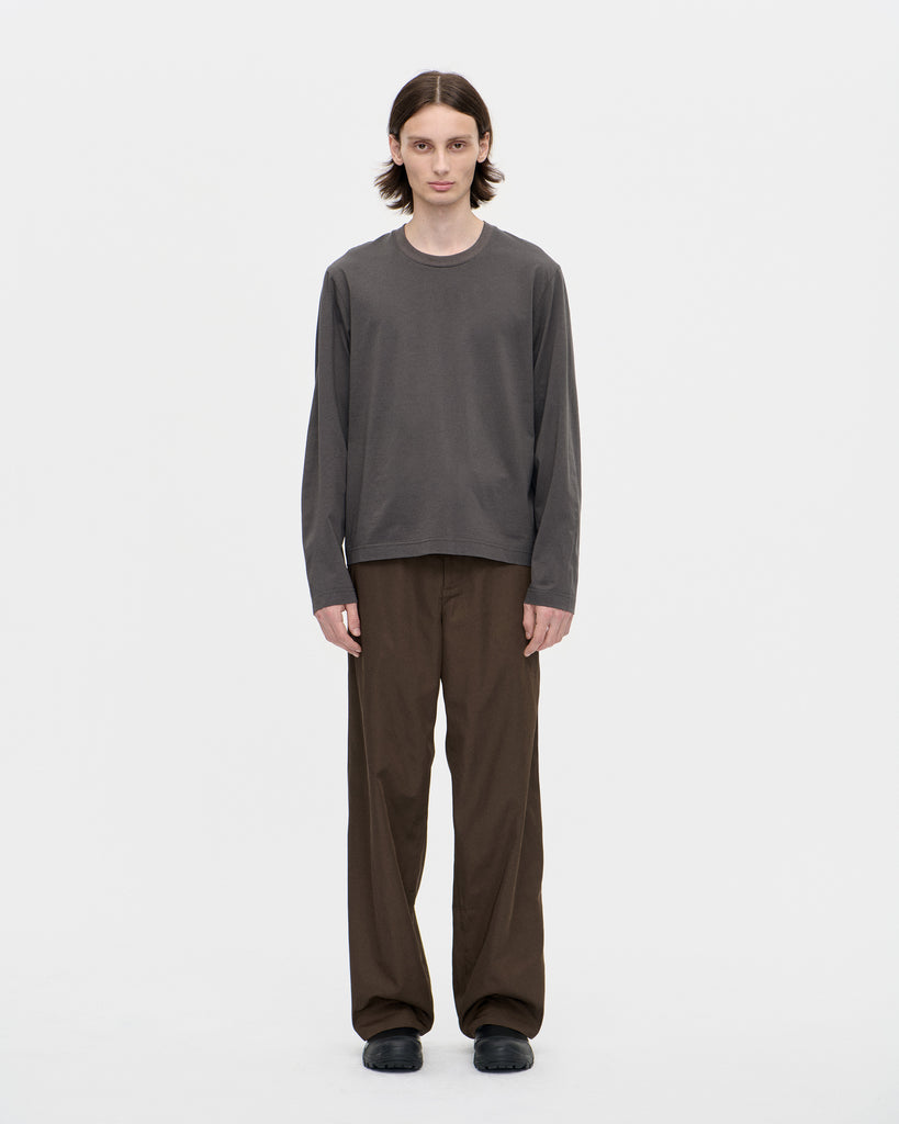 Seam Tee LS 140 081 Grey