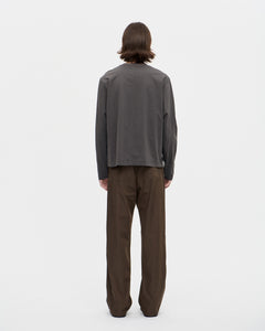 Seam Tee LS 140 081 Grey