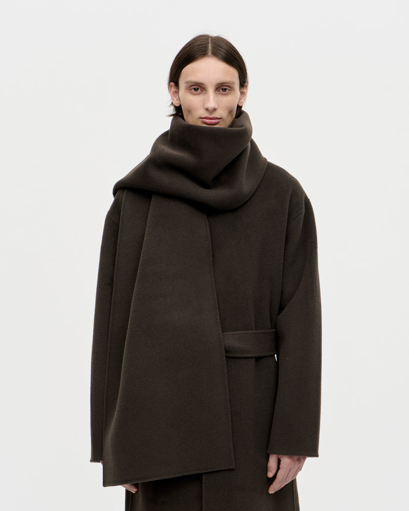 Plaid Scarf Woolcash 067 Rock