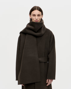 Plaid Scarf Woolcash 067 Rock