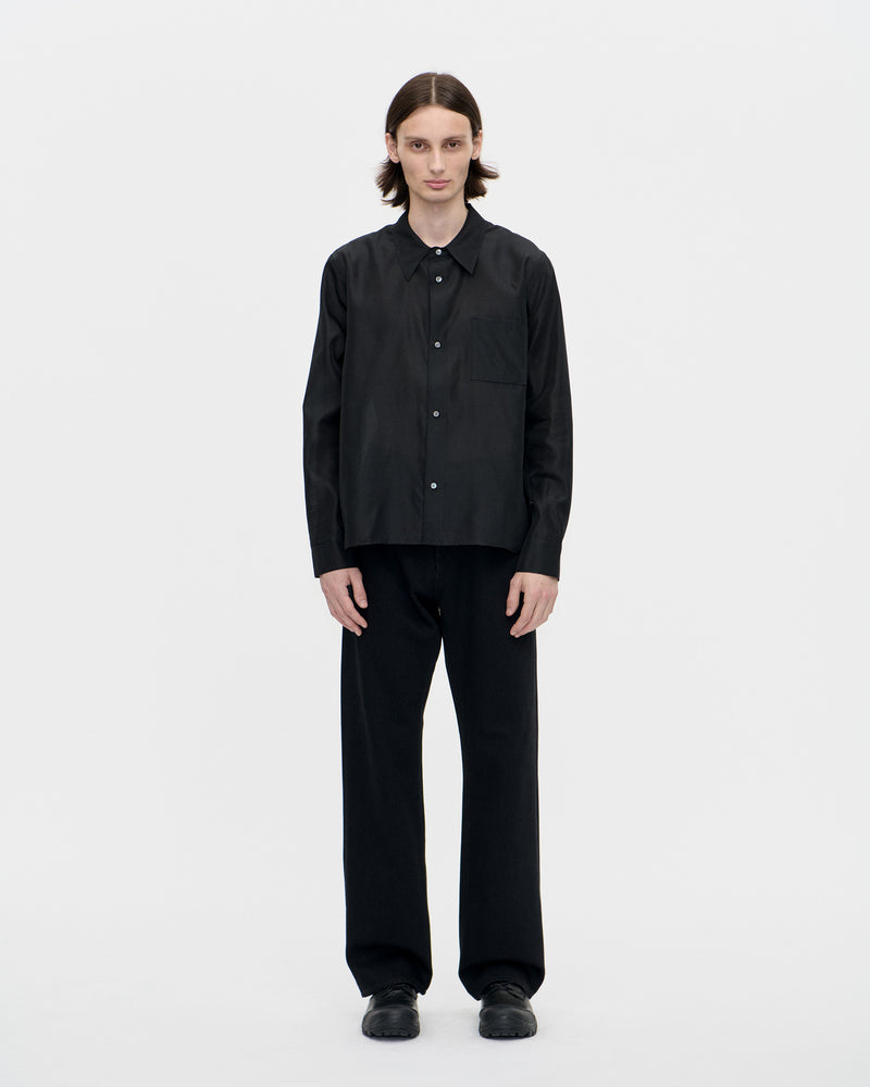 Dinner Shirt Open 009 Black
