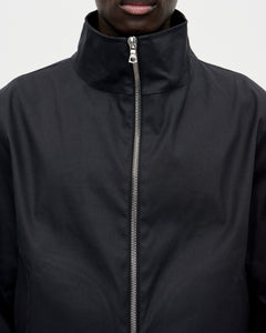 Rubber Zip Smock Hancock 009 Black