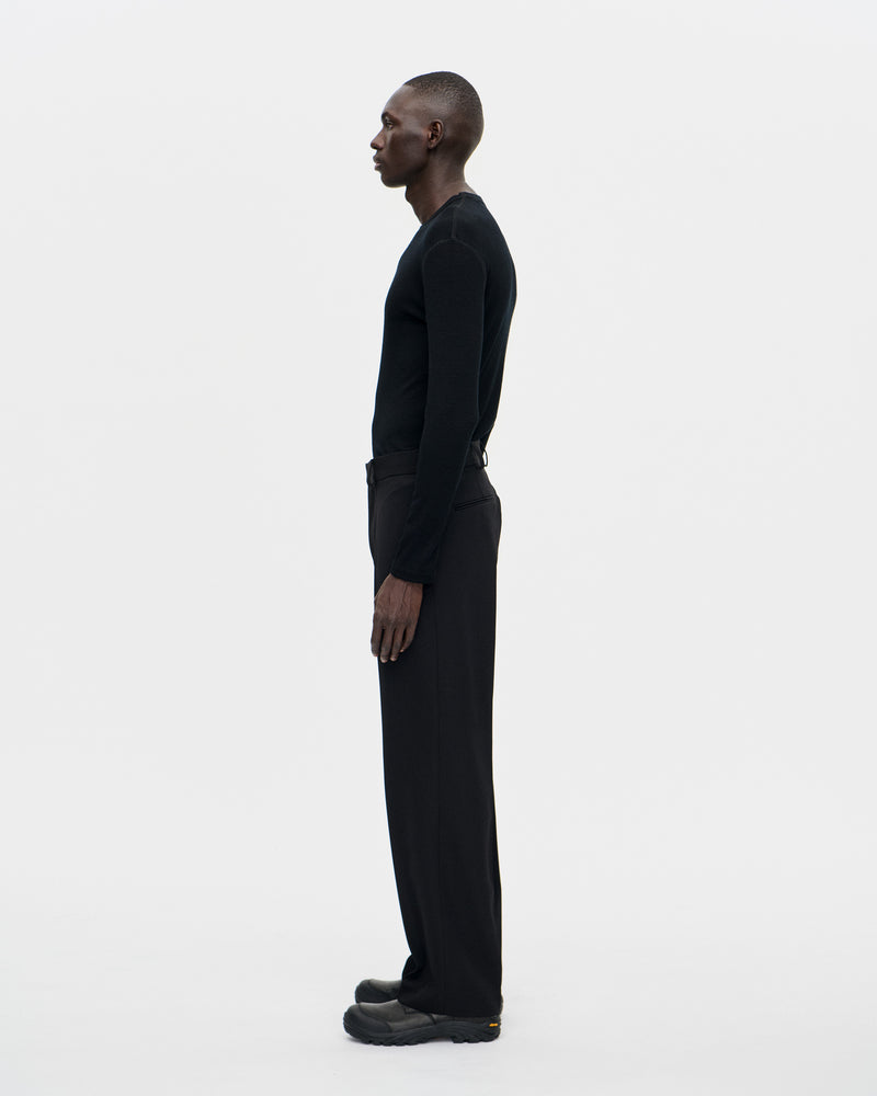 Dress Trouser Pure Wool 009 Black