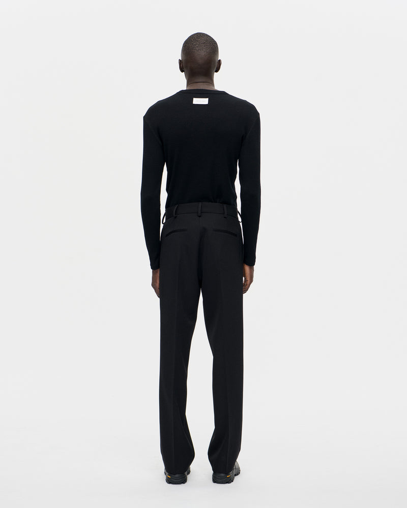 Dress Trouser Pure Wool 009 Black