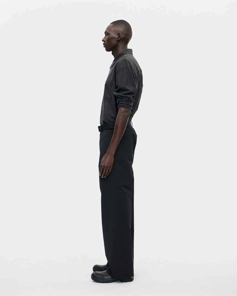 Belt Trouser Ottoman 009 Black
