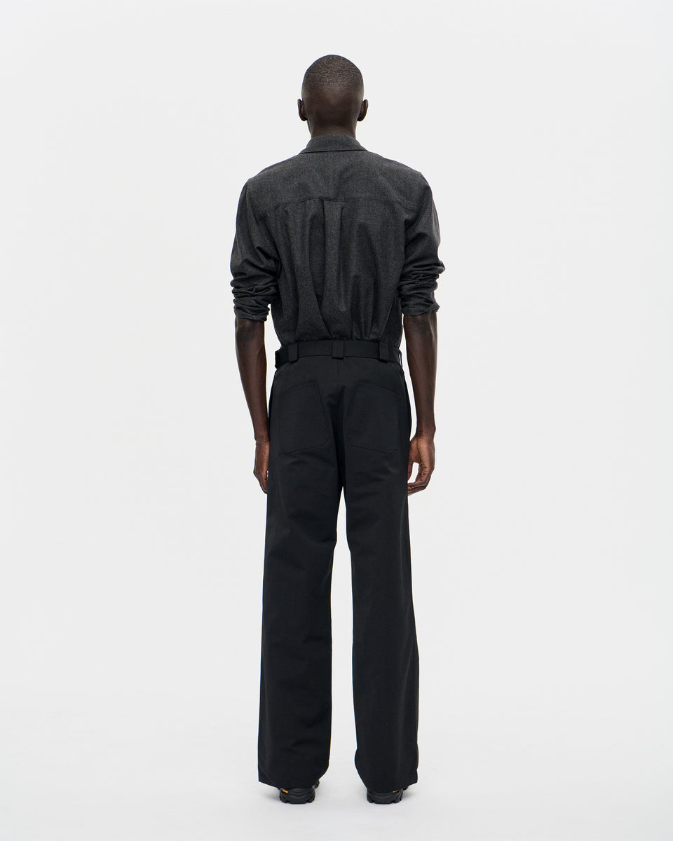Belt Trouser Ottoman 009 Black