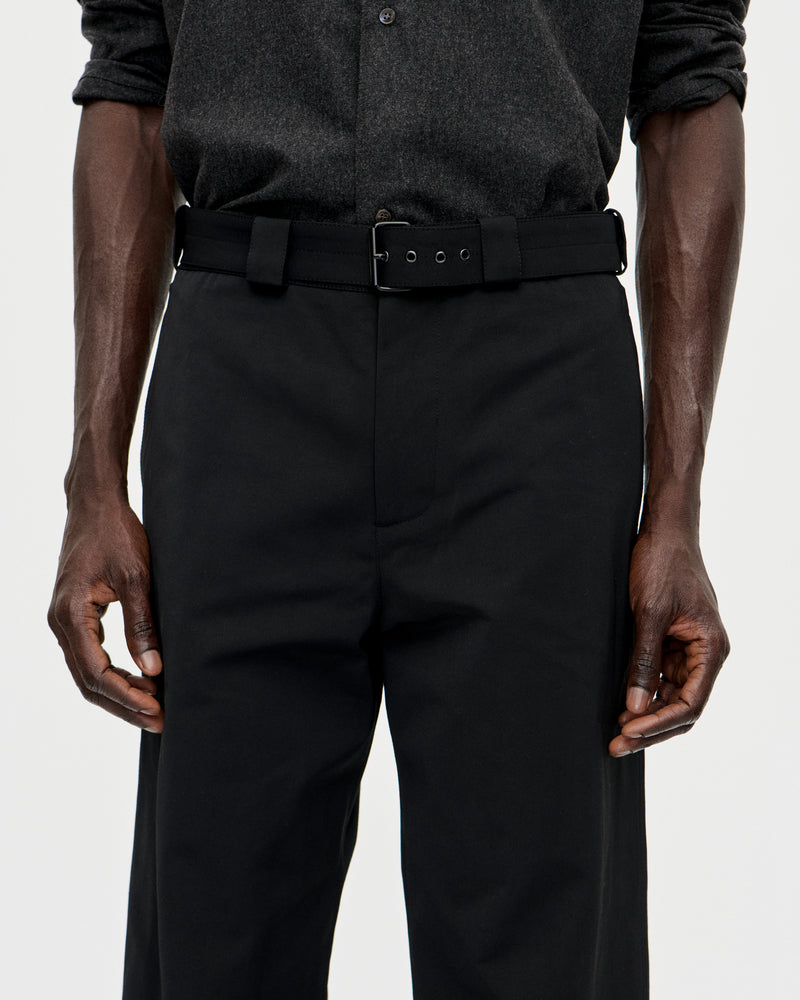 Belt Trouser Ottoman 009 Black