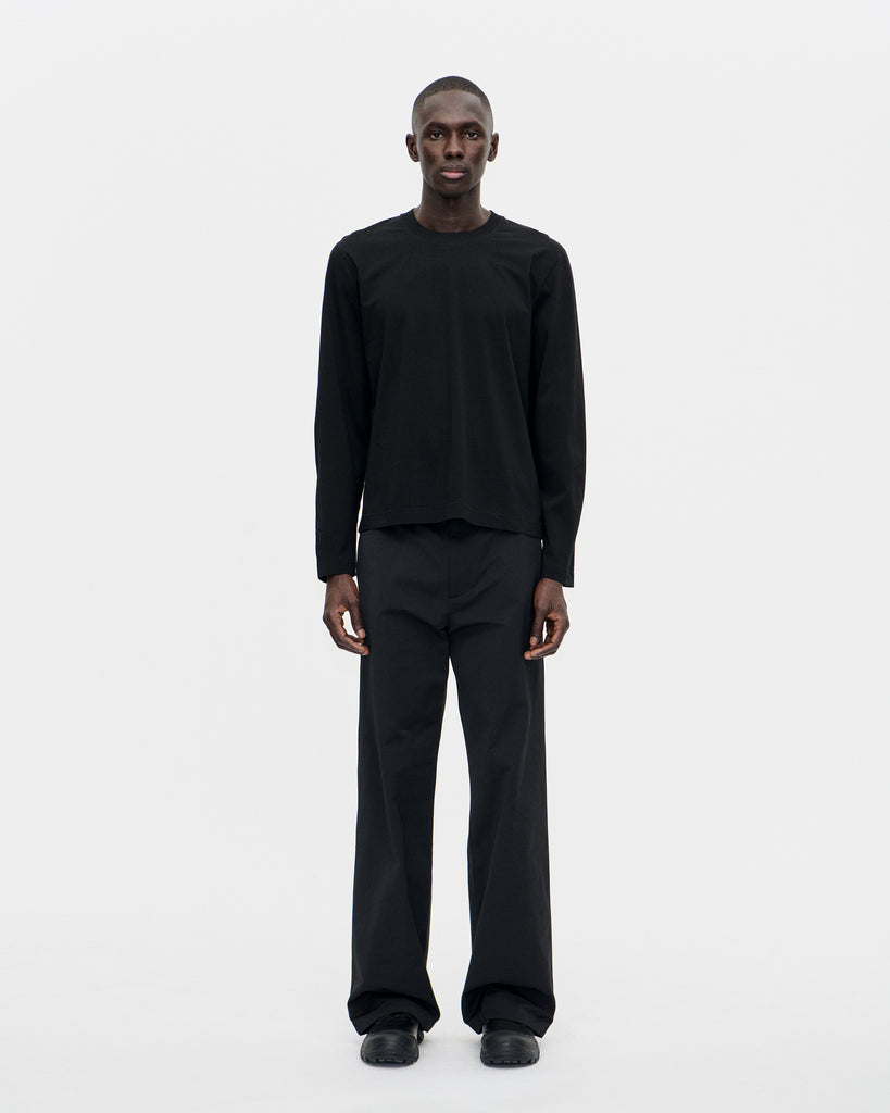 Seam Tee LS 140 009 Black