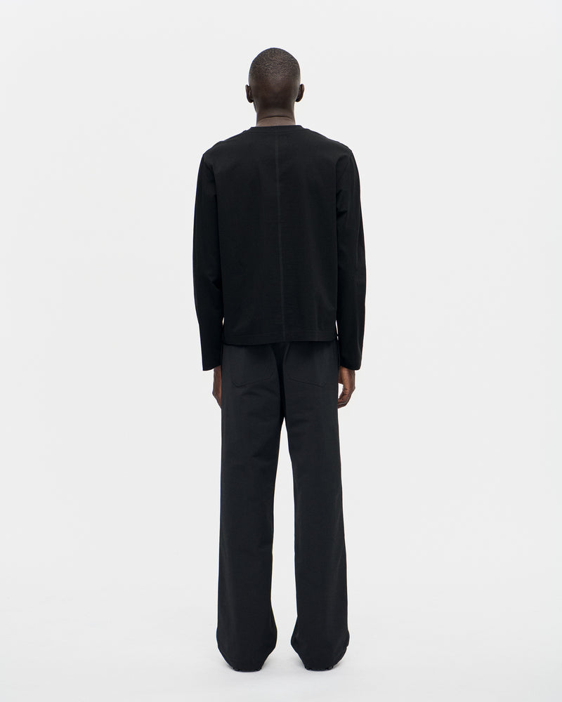 Seam Tee LS 140 009 Black