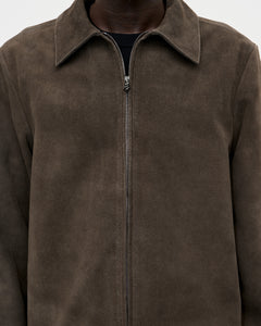 Officer Zip Jacket Suede 067 Rock