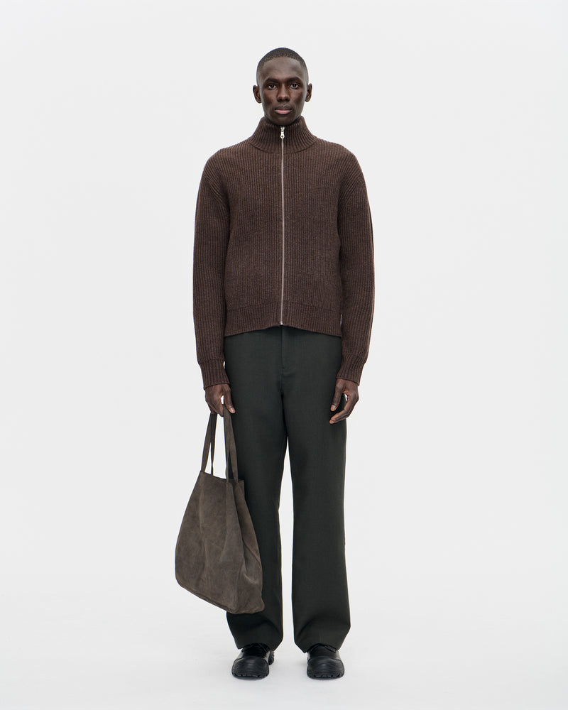 Full Zip Drained 066 Chocolate