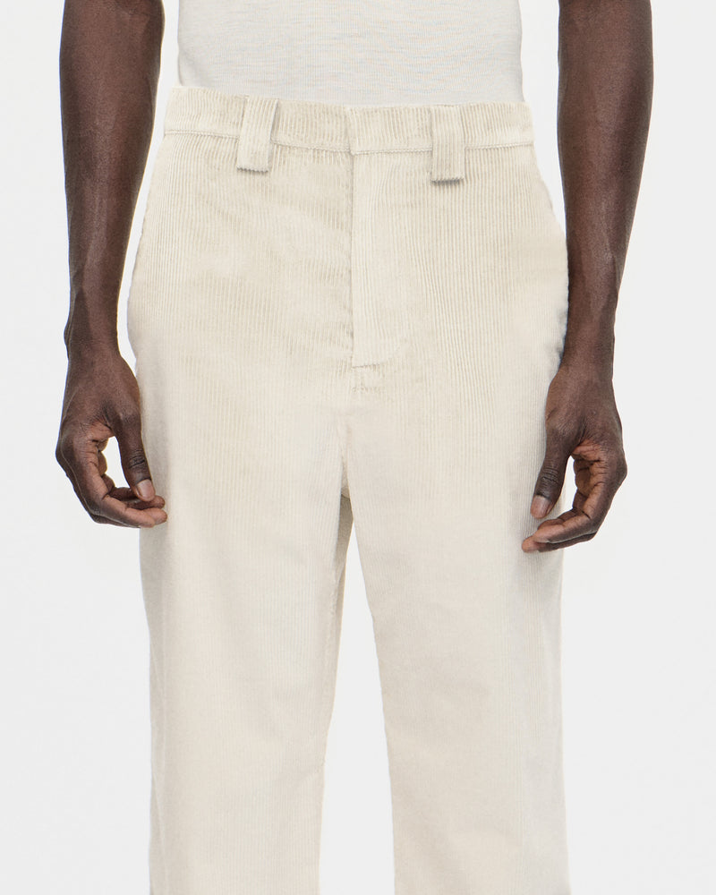 Cord Night Trouser 002 Off White