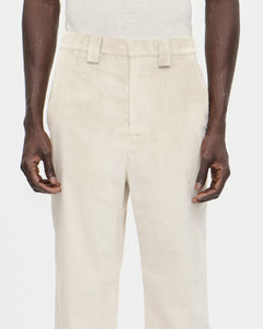 Cord Night Trouser 002 Off White
