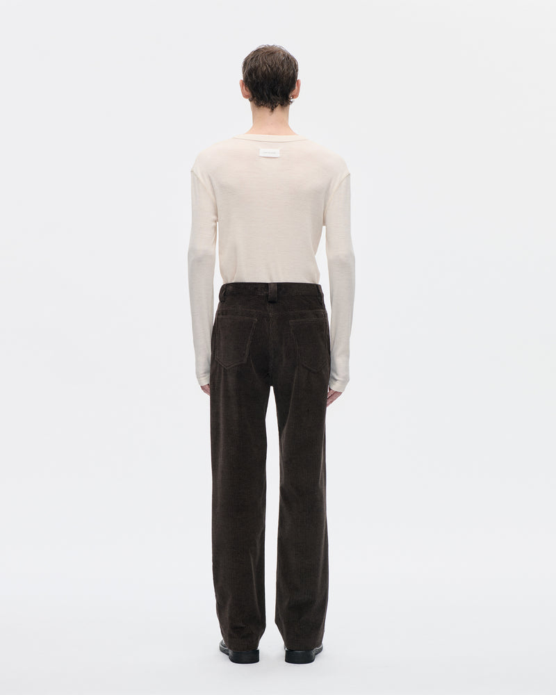 Base Tee LS Army Wool 002 Off White