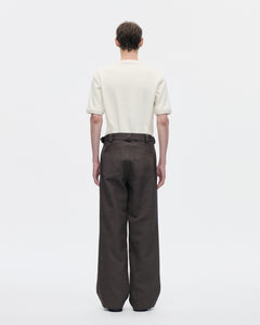 Belt Trouser Wool Canvas 067 Rock