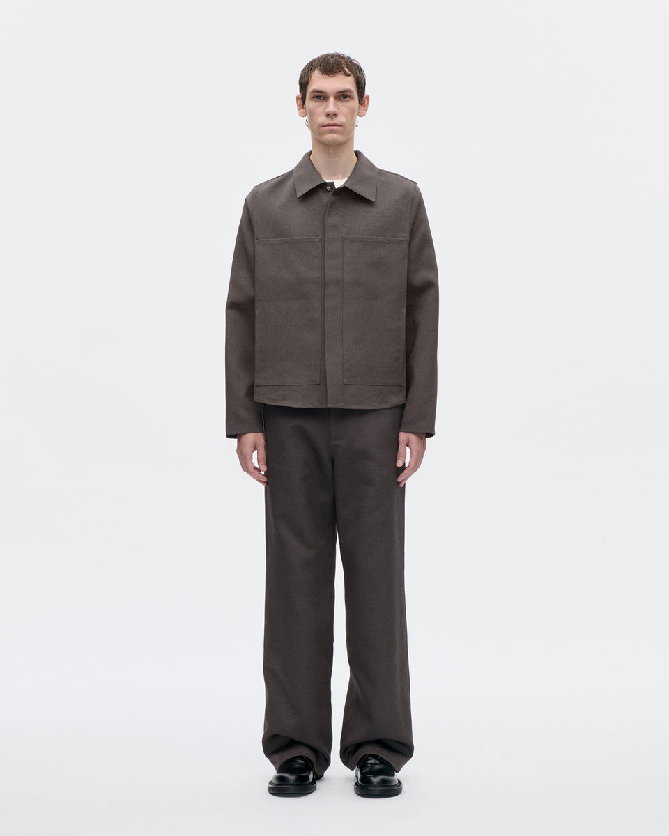 Work Shirt Wool Canvas 067 Rock –