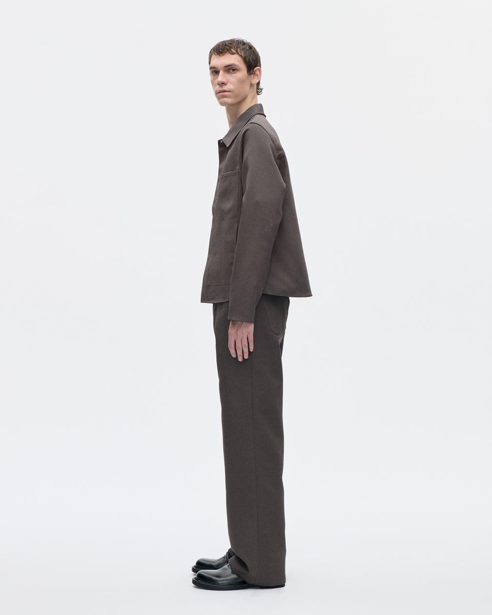 Work Shirt Wool Canvas 067 Rock