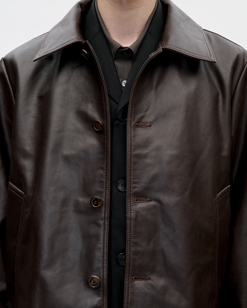 Blouson Nappa Leather 068 Brown