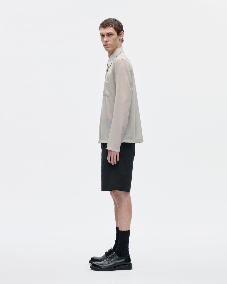 Cordial Shirt 120s Merino 083 Light Grey