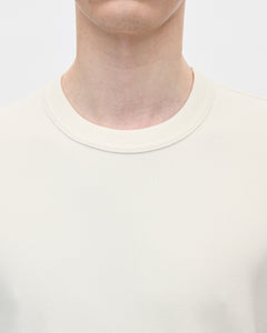 Gym Tee Cotton Rib 021 Chalk